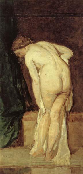 Eduardo Rosales Gallinas Female Nude Norge oil painting art
